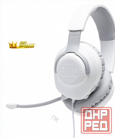 Игровые Наушники Jbl Quantum 100 White (jblquantum100wht) - арт:9863 Макеевка - изображение 3