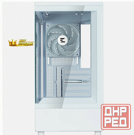 Корпус Minitower Zalman p10 White (matx, Window, 2x3.5", 3x2.5", 1xusb Type-c, 1xusb3.0, - арт:1292 Макеевка - изображение 2
