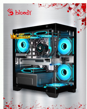 Компьютерный Корпус Matx Bloody bd-cc103 Черный (bd-cc103-bk) - арт:4618 Макеевка