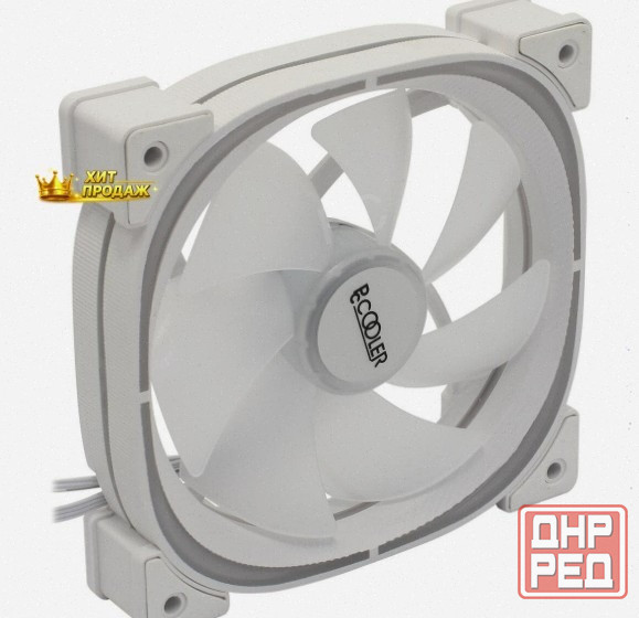 Вентилятор Pccooler ef120 Argb White 4pin Pwm + 3pin Argb, 600-1500 об/мин Retail - арт:2578 Макеевка - изображение 1