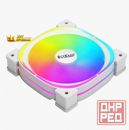 Вентилятор Pccooler ef120 Argb White 4pin Pwm + 3pin Argb, 600-1500 об/мин Retail - арт:2578 Макеевка - изображение 2
