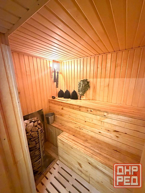 Продажа. Дом из сруба. Сауна. Приватизированный участок. Мангал. Костровая чаша. Мебель и техника. Донецк - изображение 2