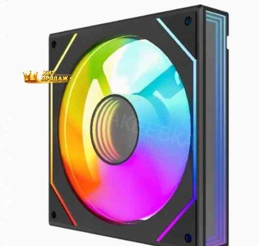Вентилятор Powercase m52-12, Argb, Черный - арт:7530 Макеевка