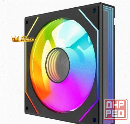 Вентилятор Powercase m52-12, Argb, Черный - арт:7530 Макеевка - изображение 3