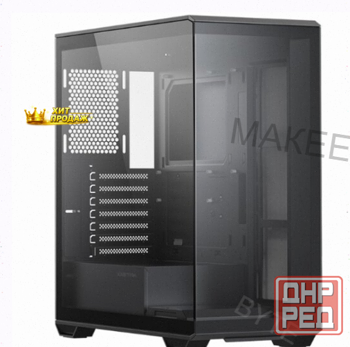 Корпус Xastra q600-0f, Midi-tower, Atx, Черный - арт:9699 Макеевка - изображение 1