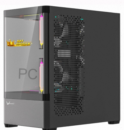 Корпус Formula Crystal u1m Cosmic Черный Без бп Matx 1xusb3.0 Audio Bott Psu - арт:7687 Макеевка