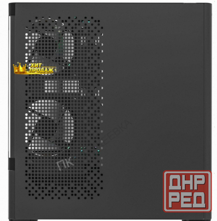 Корпус Formula Crystal u1m Cosmic Черный Без бп Matx 1xusb3.0 Audio Bott Psu - арт:7687 Макеевка - изображение 1