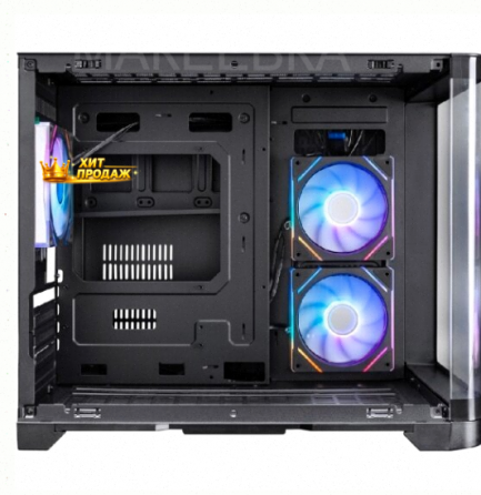 Корпус 1stplayer Uview uv6 Argb, Черный (uv6-bk-2fc7r-1fc7) - арт:3307 Макеевка