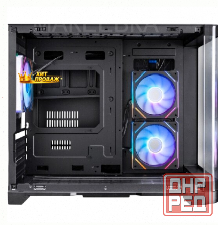 Корпус 1stplayer Uview uv6 Argb, Черный (uv6-bk-2fc7r-1fc7) - арт:3307 Макеевка - изображение 3