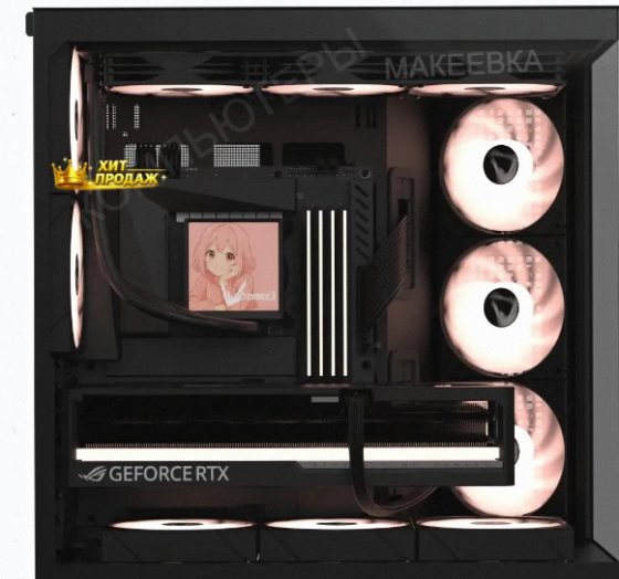 Корпус Formula Crystal z7 Черный Без бп Atx 11x120mm 4x140mm - арт:1267 Макеевка