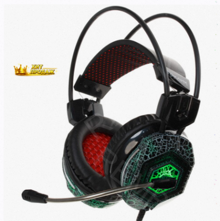 Наушники с Микрофоном Oklick hs-l500g Toxic Черный (hs-l500g) - арт:6781 Макеевка