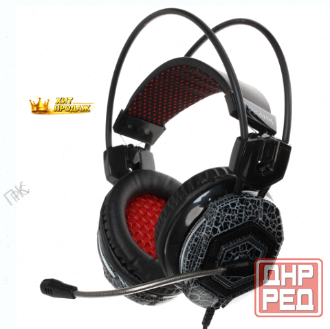 Наушники с Микрофоном Oklick hs-l500g Toxic Черный (hs-l500g) - арт:6781 Макеевка - изображение 3