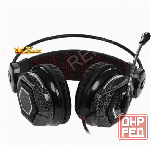 Наушники с Микрофоном Oklick hs-l500g Toxic Черный (hs-l500g) - арт:6781 Макеевка - изображение 4
