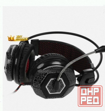 Наушники с Микрофоном Oklick hs-l500g Toxic Черный (hs-l500g) - арт:6781 Макеевка - изображение 2
