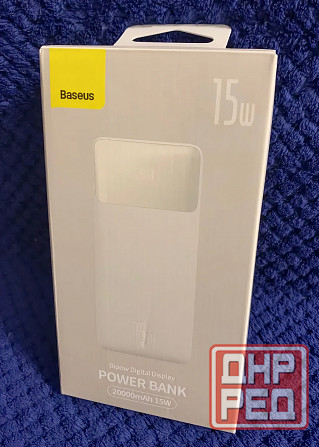 Power Bank Baseus 20000 мАч, 15 Вт, внешний аккумулятор, портативное зарядное, зарядка Донецк - изображение 7