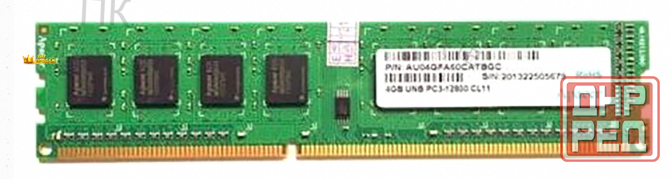 Оперативная Память Dimm Ddr3 Apacer 4 гб 1600 Мгц cl11 (au04gfa60catbgc) - арт:5635 Донецк - изображение 1