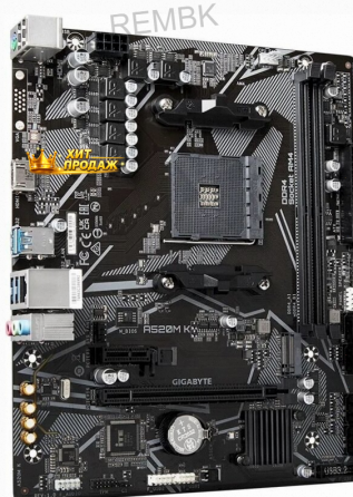 Материнская Плата Gigabyte a520m k v2 /(v1.1) Soc-am4 Amd a520 2xddr4 Matx ac`97 8ch(7.1) - арт:2996 Донецк