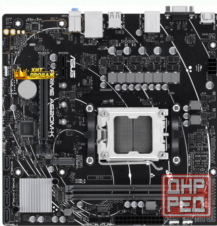 Материнская Плата Asus Prime a620m-k, am5, a620, 2*ddr5, 4*sata, 1*m.2, 4*usb 3.2, 2*usb - арт:2353 Донецк - изображение 1
