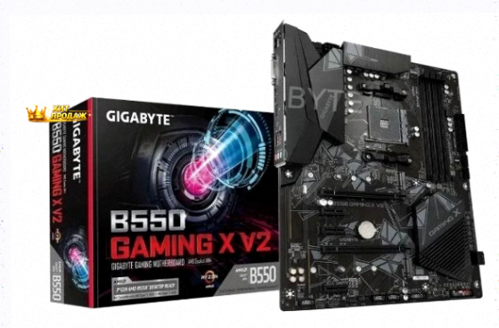 Материнская Плата Gigabyte b550 Gaming x v2 (v1.3/v1.4) Soc-am4 Amd b550 4xddr4 Atx ac`97 - арт:1335 Донецк
