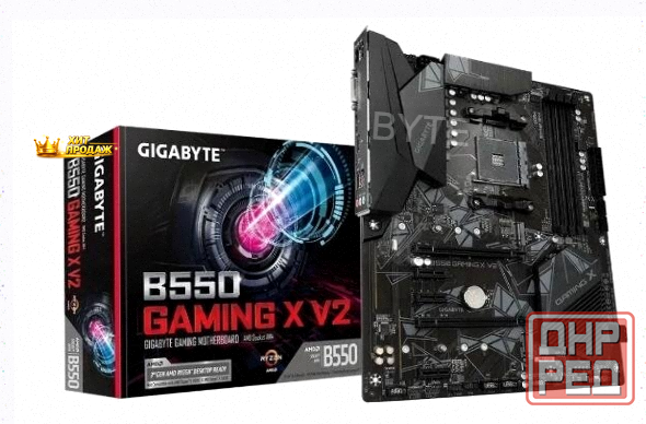 Материнская Плата Gigabyte b550 Gaming x v2 (v1.3/v1.4) Soc-am4 Amd b550 4xddr4 Atx ac`97 - арт:1335 Донецк - изображение 4