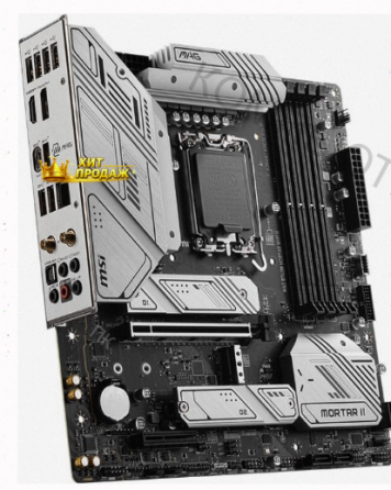 Материнская Плата Msi Mag b760m Mortar Wifi ii Matx Lga1700 4ddr5 Pci-ex16 Pci-ex4 3m.2 4 - арт:5465 Донецк