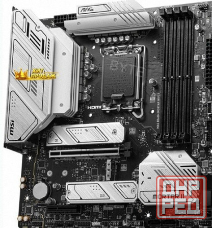 Материнская Плата Msi Mag b760m Mortar Wifi ii Matx Lga1700 4ddr5 Pci-ex16 Pci-ex4 3m.2 4 - арт:5465 Донецк - изображение 3