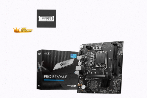 Материнская Плата Msi Pro b760m-e Ddr5, Lga 1700, Intel b760, Matx, Ret - арт:1579 Донецк