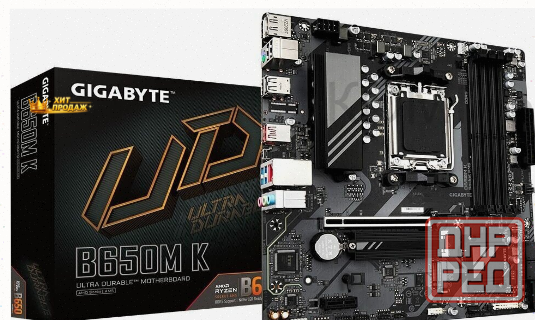 Материнская Плата Gigabyte b650m k am5, Micro-atx - арт:2282 Донецк - изображение 1