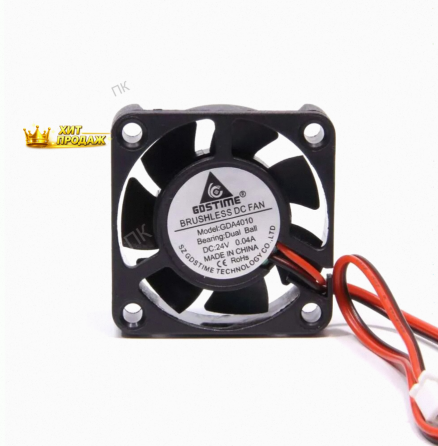 Вентилятор (кулер) Brushless Gda4010 40x40x10 c Напряжением Питания 12 Вольт Для 3d Принт - арт:6467 Донецк