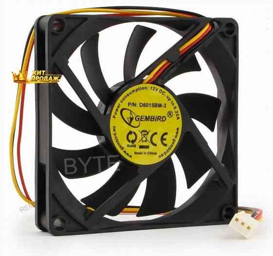 Вентилятор Для Корпуса Gembird d8015bm-3 - арт:2721 Донецк
