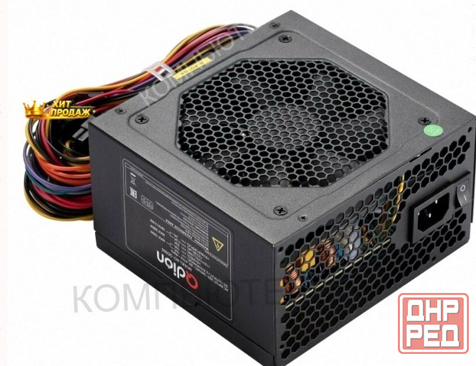 Блок Питания Qdion qd600 600w Серебристый, Oem - арт:5707 Донецк - изображение 1