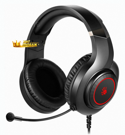 Гарнитура Игровая a4tech Bloody g220s, Черный (g220s Usb/ Black) - арт:9952 Донецк