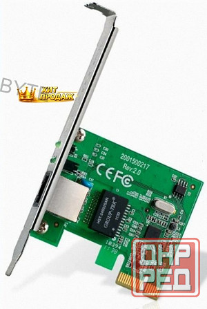 Сетевой Адаптер Gigabit Ethernet tp-link tg-3468, Разъем rj-45 (1000base-t) 10/100/1000 м - арт:4456 Донецк - изображение 2