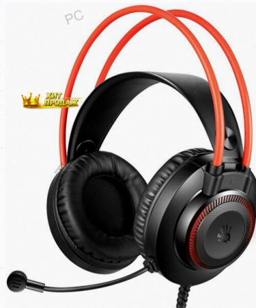 Наушники с Микрофоном a4tech Bloody g200 Aux3.5-4pin +usb Черно Красные - арт:4815 Донецк