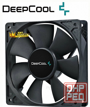 Вентилятор Для Компьютера Deepcool Xfan 120 Black dp-fdc-xf120 - Кулер Охлаждения в Корпу - арт:6923 Донецк - изображение 3
