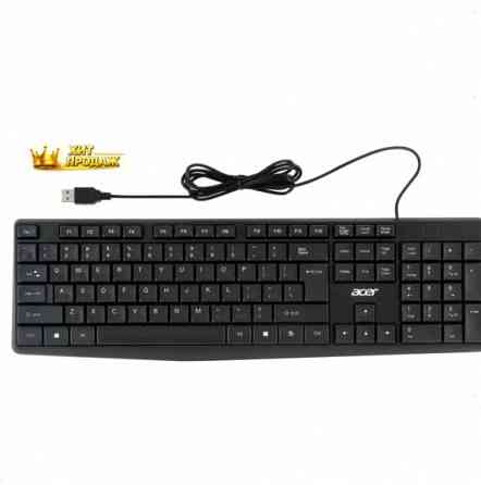 Клавиатура Проводная Acer Okw121, Usb, Черный zl.kbdee.00b - арт:7625 Донецк