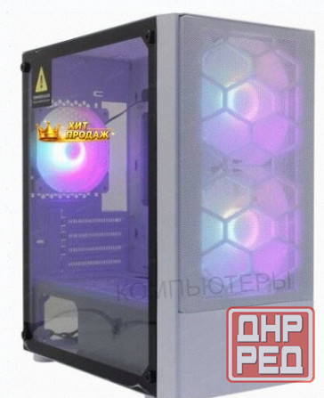 Корпус 1stplayer Firebase x4-m White x4-m-wh-2f1p-w-1f1-w - арт:9359 Донецк - изображение 1