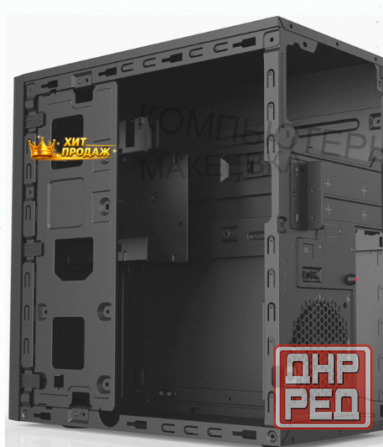 Корпус Mini-tower Powerman (ek303bk) Без бп, Mini Itx, Black, no Led. - арт:4493 Донецк - изображение 3