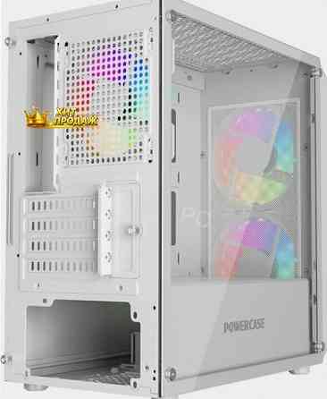 Корпус Powercase Mistral Micro a3w Argb, Tempered Glass, 2x 140mm Argb Pwm+1x 120mm Argb - арт:6667 Донецк