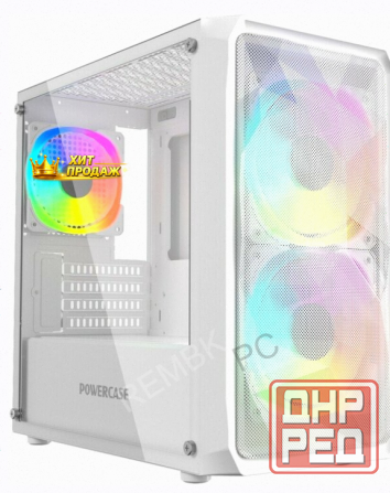 Корпус Powercase Mistral Micro a3w Argb, Tempered Glass, 2x 140mm Argb Pwm+1x 120mm Argb - арт:6667 Донецк - изображение 1