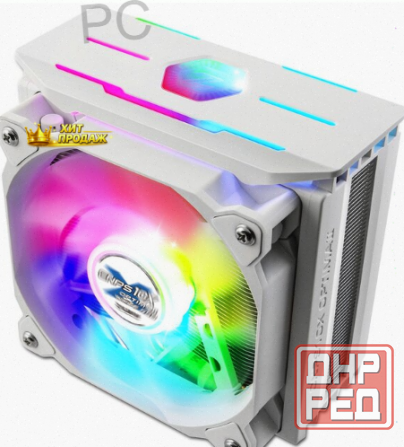 Кулер Cpu Zalman Cnps10x Optima ii Rgb White (универсальный, 130w, 27db, 900-1500 Rpm, 12 - арт:8248 Донецк - изображение 1