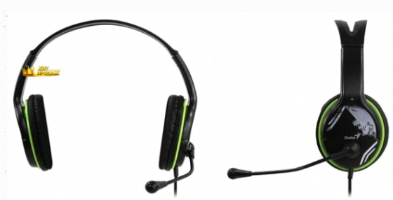 Компьютерная Гарнитура Genius hs-400a, Черный/зеленый - арт:8580 Донецк