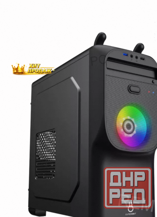 Корпус Mini-tower Zircon Cute Rabbit Micro-atx/mini-itx, Без бп, Черный - арт:7753 Донецк - изображение 1