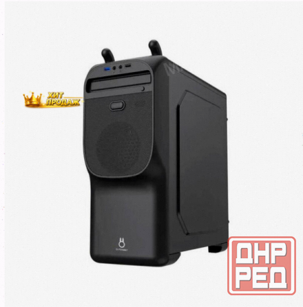 Корпус Mini-tower Zircon Cute Rabbit Micro-atx/mini-itx, Без бп, Черный - арт:7753 Донецк - изображение 2