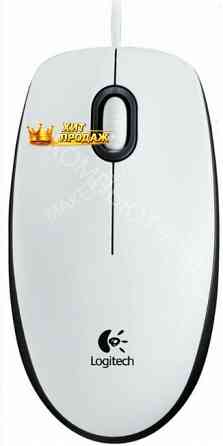 Мышь Проводная Logitech b100 910-003360, 800dpi, Белый - арт:6982 Донецк