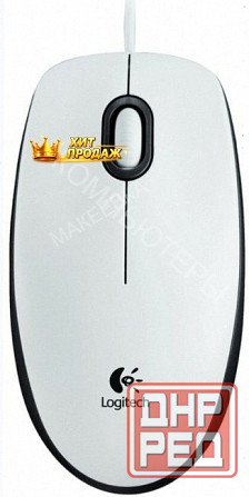 Мышь Проводная Logitech b100 910-003360, 800dpi, Белый - арт:6982 Донецк - изображение 1