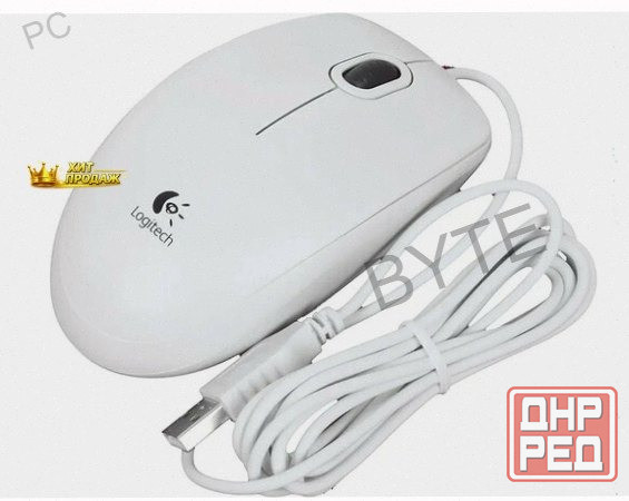Мышь Проводная Logitech b100 910-003360, 800dpi, Белый - арт:6982 Донецк - изображение 3