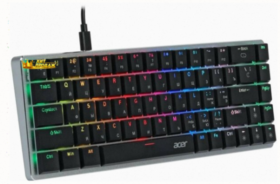 Игровая Клавиатура Acer Okw302 Механическая Led (zl. Kbdcc.01c) - арт:4027 Донецк