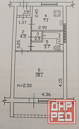 Продается 1 ком. кв. 11/11, 38.3 м² Донецк, Калининский р-н , ул. Разенкова Донецк - изображение 5