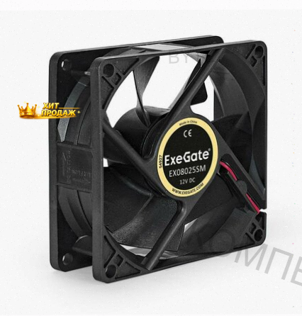 Вентилятор Для Корпуса Exegate ex283381rus 80 мм - арт:8694 Донецк